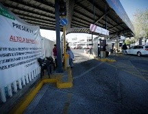 El estacionamiento del Aeropuerto de Guadalajara fue tomado por ejidatarios desde hace 98 días, en demanda del pago de sus tierras. EL INFORMADOR / ARCHIVO