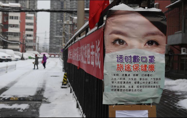 Por temor al contagio en China, las reuniones están prohibidas y se exige el uso de mascarillas. AFP/ARCHIVO