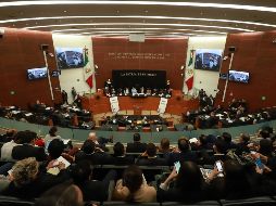 Decenas de personas participan en el parlamento abierto que se desarrolla en San Lázaro. NTX/G. Durán