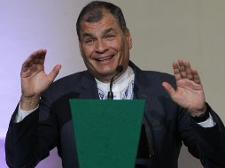 La gestión de Correa estuvo marcada por ser periodo de estabilidad y crecimiento económico en Ecuador, aunque también predominó la censura. EFE/ARCHIVO