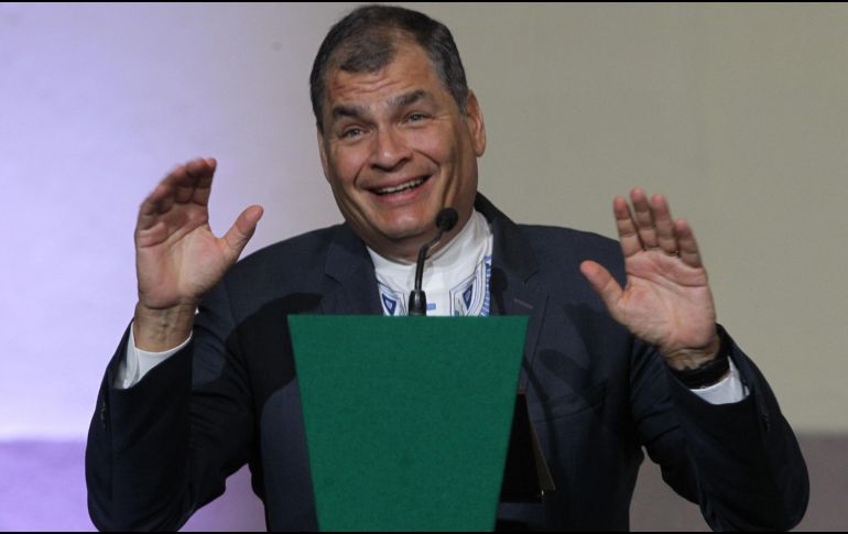La gestión de Correa estuvo marcada por ser periodo de estabilidad y crecimiento económico en Ecuador, aunque también predominó la censura. EFE/ARCHIVO