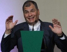 La gestión de Correa estuvo marcada por ser periodo de estabilidad y crecimiento económico en Ecuador, aunque también predominó la censura. EFE/ARCHIVO
