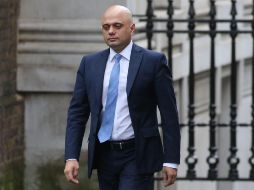 Sajid Javid se vio hoy en la residencia oficial de Boris Johnson en Londres. AFP/I. Infantes