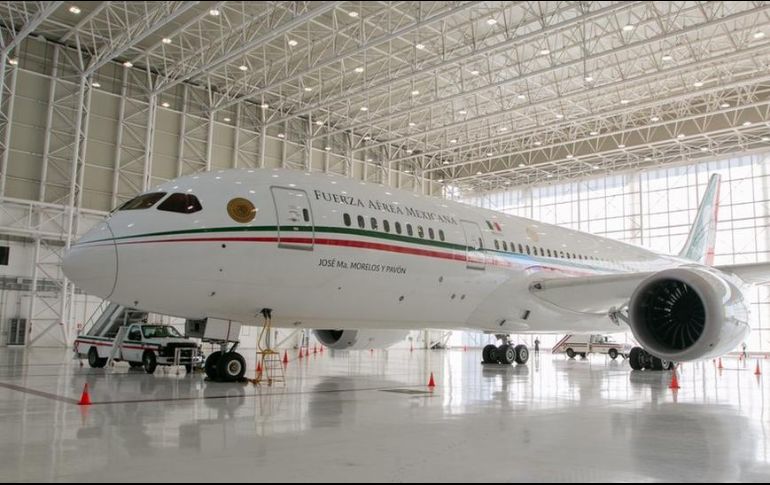 El avión presidencial fue adquirido por el gobierno de México en noviembre de 2012. UNOPS