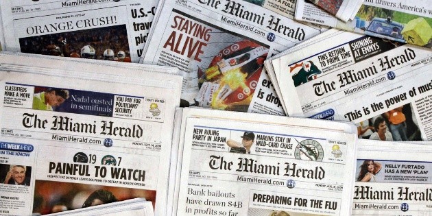 Grupo due&ntilde;o del Miami Herald se declara en quiebra