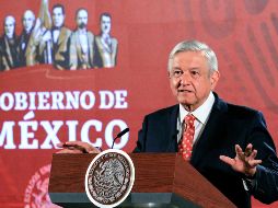 Durante su conferencia matutina, el Mandatario señaló que independientemente de las detenciones, esto ayuda mucho, porque la justicia es prevenir y ya no hay un ambiente de impunidad. NTX / J. Lira