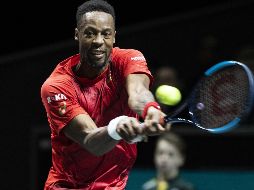 Gael Monfils dio un paso más en busca de refrendar el título en el torneo holandés. EFE/K. Suyk