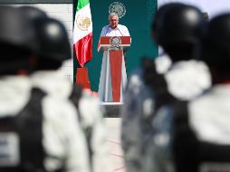 López Obrador pide a los habitantes confiar en dicha corporación; y a los efectivos, desempeñar de manera efectiva su labor. NTX