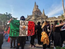 La protesta fue organizada por la asociación 