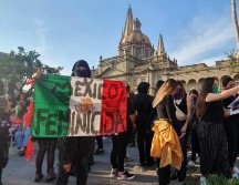 La protesta fue organizada por la asociación 
