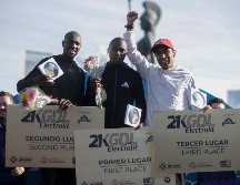 Los tiempos de los ganadores fueron de una hora con 2 minutos y 13 segundos para la varonil, y una hora con 10 minutos y 52 segundos para la femenil. EL INFORMADOR / J. Camacho