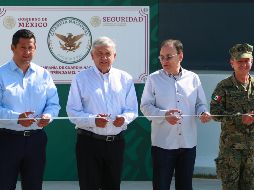 De manera simultánea, se inauguraron 81 inmuebles donde la GN realizará trabajos de capacitación y tendrá alojamiento; la meta es que existan 266 coordinaciones. NTX / F. Estrada