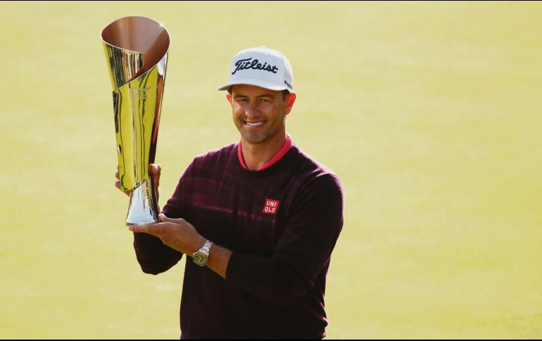 Campeón. Con su triunfo de ayer en California, Adam Scott llegó a 14 títulos como jugador del PGA Tour. AFP• K. Mulcahy