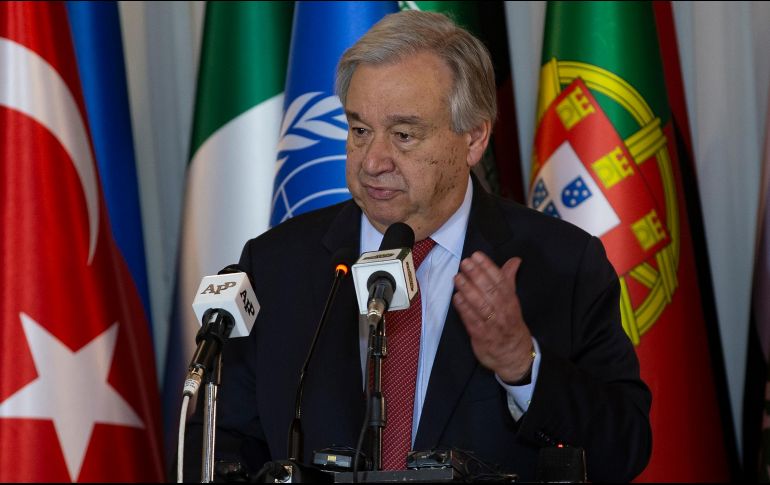 António Guterres, secretario general de la Organización de las Naciones Unidas. AP