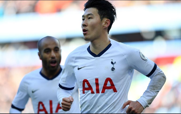 Son, quien acumula 14 goles y ocho asistencias entre Premier League y UEFA Champions League, se perderá el partido de este miércoles ante RB Leipzig. AFP / ARCHIVO