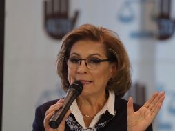 Isabel Miranda de Wallace, presidenta de Alto al Secuestro. La organización informó que cerca del 90% de las mujeres secuestradas sufrieron violencia sexual en 2019. NTX/ARCHIVO