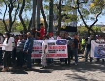 Los inconformes buscaban reunirse con la diputada del Partido Verde, Rosa Angelica Fregoso, ya que ese partido impulsó las reformas a nivel nacional. EL INFORMADOR / R. Rivas