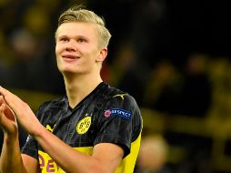 Haaland se convirtió en el primer futbolista de la historia de la competencia en jugar una misma edición con dos clubes distintos. AFP / I. Fassbender