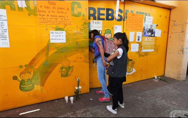 La primaria Enrique Rébsamen, en Xochimilco, donde iba Fátima. Una mujer se llevó a la menor al salir del plantel. AP/ARCHIVO