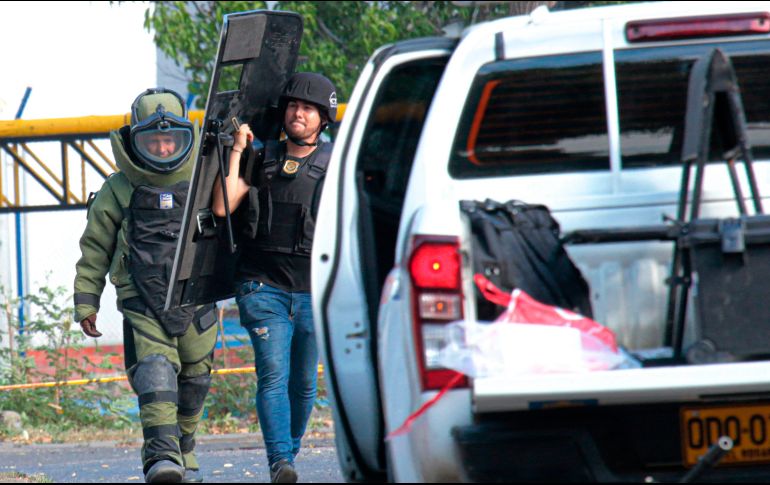 Al menos 13 personas resultaron heridas y fueron trasladadas a varios hospititales de la zona. AFP/S. Mendoza