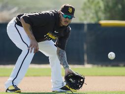 Quedó a deber. La estrella de la Gran Carpa tuvo una primera temporada decepcionante con la organización californiana. AP