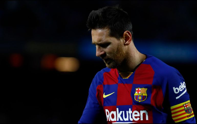 Messi. El argentino y capitán blaugrana es uno de los jugadores más molestos con la actualidad del Barcelona. IMAGO7