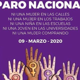 Convocan a paro nacional #UnDíaSinMujeres este 9 de marzo