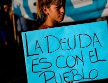 En 2002 Argentina se declaró en default en medio de grandes protestas. GETTY IMAGES