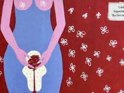 Este mural busca crear conciencia sobre la menstruación, con la intención de que deje de ser un tema tabú en India. GETTY IMAGES