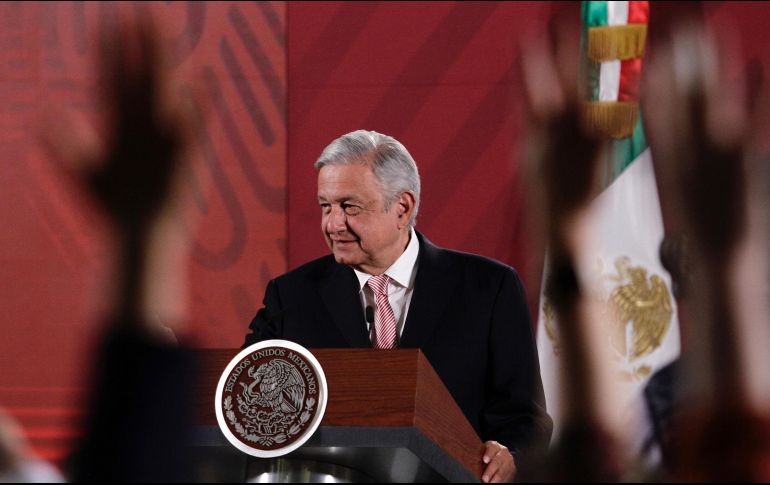 López Obrador dijo que sólo investigarían al ex mandatario priista si el pueblo lo pide. NTX / A. Guzmán