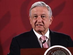 Durante su conferencia de prensa mañanera en Palacio Nacional, el Mandatario asegura que dicho anunció es una buena noticia. NTX / A. Guzmán