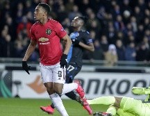 Anthony Martial logró poner el empate al minuto 36. EFE / S. Lecocq