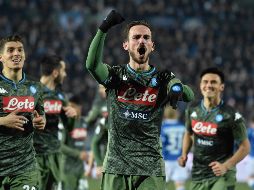 Fabián Ruiz marcó el gol con el que el conjunto napolitano logró la remontada. AP/G. Checchi