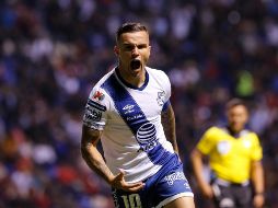 Christian Tabó. El uruguayo marcó el segundo para los poblanos. IMAGO7/I. Medina