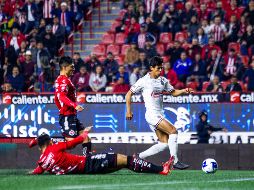 José Juan Macías coronó un rápido desdoble al minuto 3 para marcar la única anotación del encuentro con la que el Rebaño cortó su racha de cinco juegos sin ganar. IMAGO7/X. Hernández