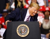 Donald Trump, ayer en un acto para ganar votos en Las Vegas. AP/P. Semansky