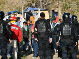 La mayoría de las viviendas estaban construidas de manera improvisada en zonas de alto riesgo. ESPECIAL/Protección Civil Jalisco