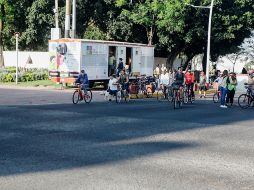 No hubo información sobre el retiro de las bicis en las cuentas de redes sociales de la Vía, lo que tomó por sorpresa a muchos usuarios. EL INFORMADOR/G. Gallo