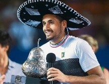 Defensa. El australiano Nick Kyrgios es el más reciente campeón del Abierto Mexicano de Tenis. IMAGO7