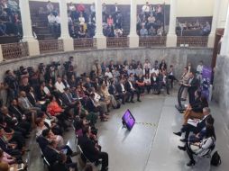 Alfonso Hernandez Barrón entregó al Gobierno del Estado su informe de actividades 2019. TWITTER / @CEDHJ