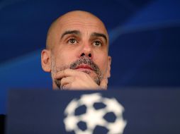 Guardiola y el Manchester City se preparan para enfrentar al Real Madrid. EFE / J. Martin