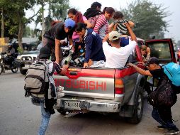 Una denuncia anónima alertó a la Policía Federal Ministerial sobre el desplazamiento de dos vehículos con un grupo de extranjeros a bordo. EFE / ARCHIVO