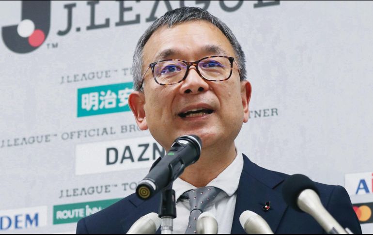 Mitsuru Murai. El presidente de la J-League hace el anuncio oficial. EFE