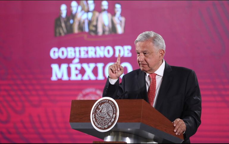 El titular del Ejecutivo federal señala que lo único que pedirá es que respeten y no ofendan a México, y a sus habitantes. EFE / S. Gutiérrez
