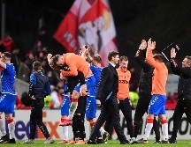 Tras imponerse en la ida por 3-2, los escoceses viajaban con una corta ventaja para sentenciar la serie. EFE / H. Delgado