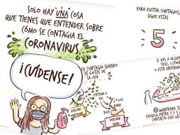 Crean cómic para difundir recomendaciones contra el coronavirus
