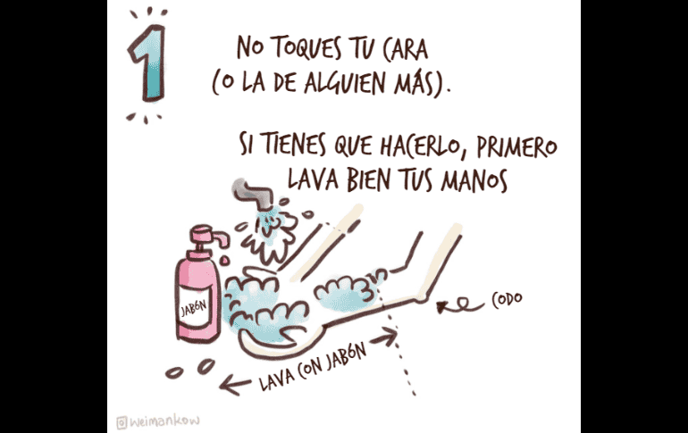 Crean cómic para difundir recomendaciones contra el coronavirus