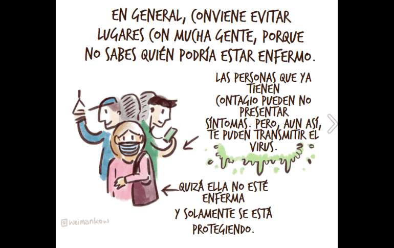 Crean cómic para difundir recomendaciones contra el coronavirus