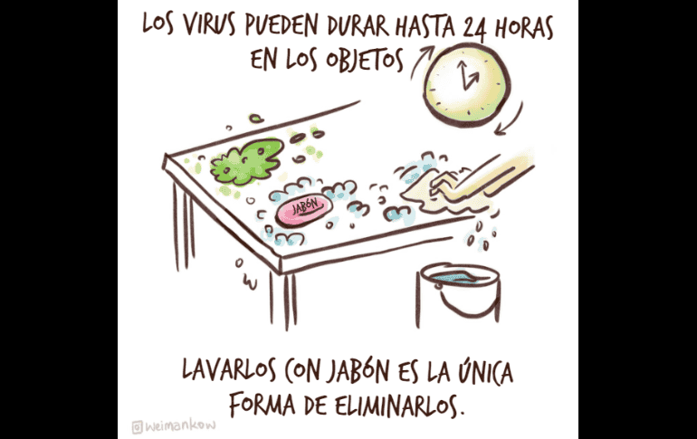 Crean cómic para difundir recomendaciones contra el coronavirus