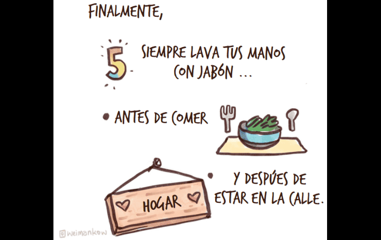 Crean cómic para difundir recomendaciones contra el coronavirus